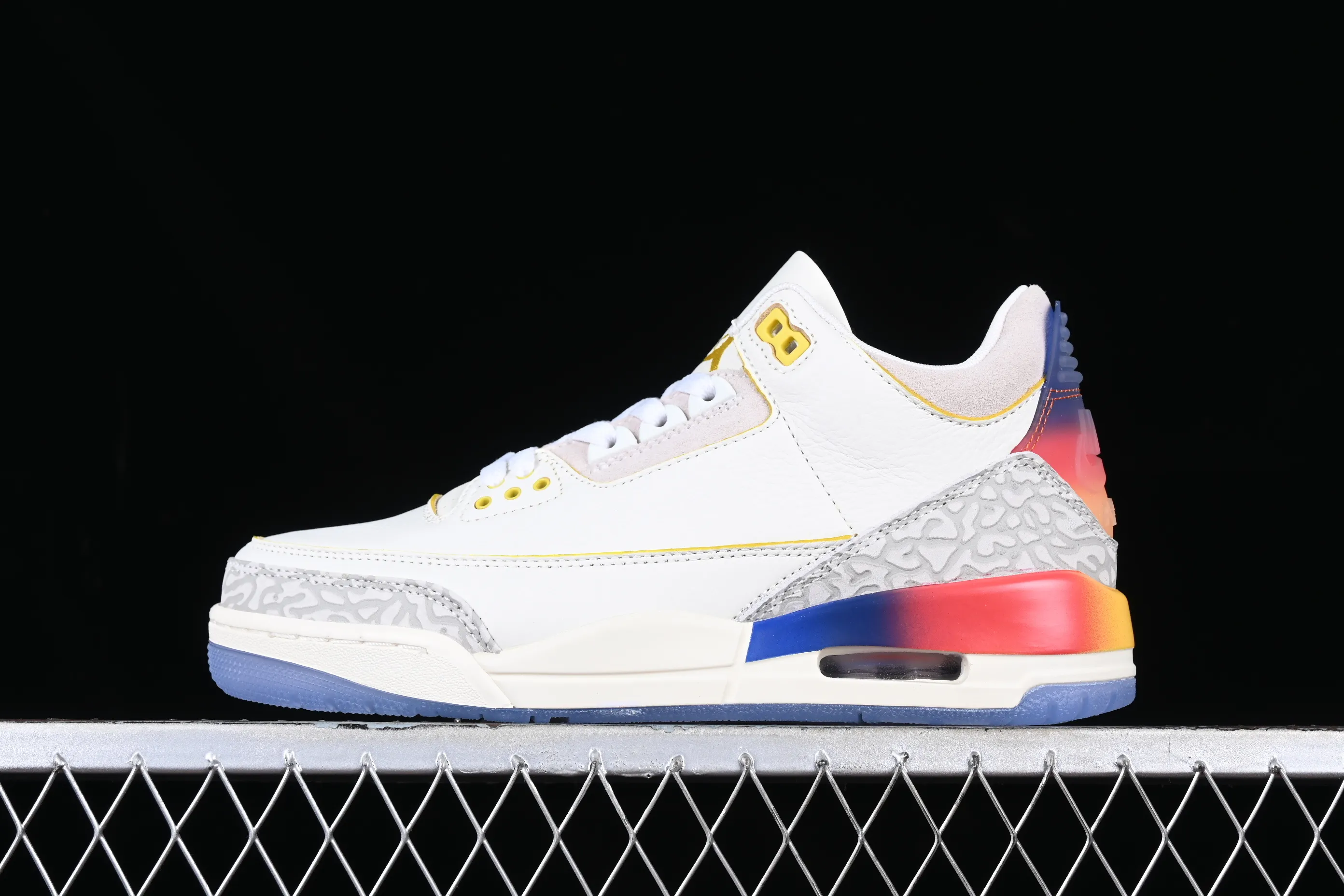 All categories Air Jordan Jordan series basketball shoes Air Jordan 3 J.Balvin x Air Jordan 3 Retro AJ3 Joe 3 rainbow gradient FN0344-901